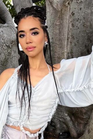 Braids naturally sit thicker at the top as it's where you get the most volume due to the mix of the extensions and your...