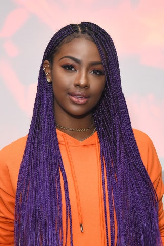 One way to amp up the look of your box braids is to add a pop of colour. Purple is always a nice goto it's vibrant and...